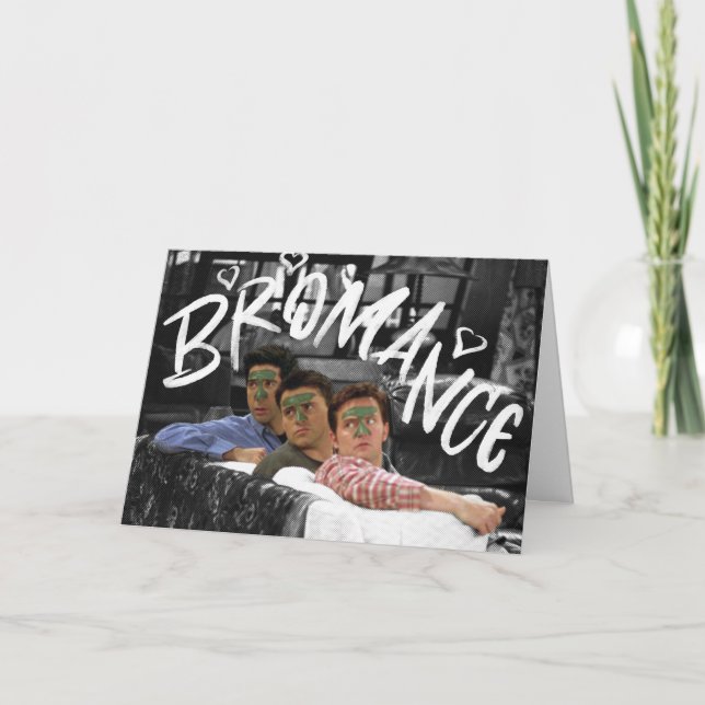 FREUNDE™| Ross, Joey und Chandler Bromance Karte (Vorderseite)