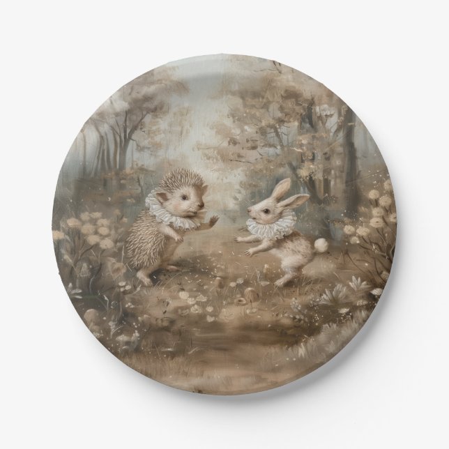 Freunde - Rundpapier-Teller Pappteller (Vorderseite)