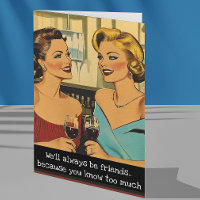 Freunde Sarcastic Retro 50er Hausfrau