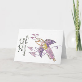 Freunde sind Angel's Kisses Karte