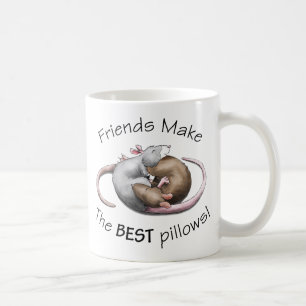 Freunde sind die BESTEN Kissen! Kaffeetasse