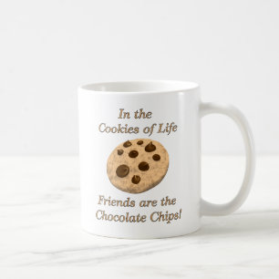 Freunde sind die Schokoladensplitter! Kaffeetasse