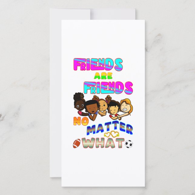 Freunde sind Freunde, egal was (Vorderseite)