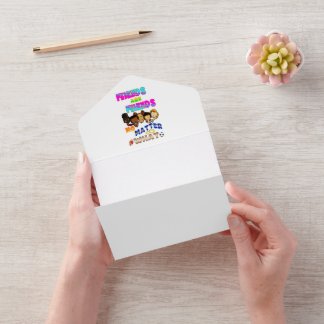 Freunde sind Freunde, egal was All In One Einladung