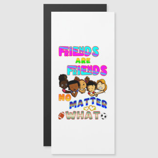 Freunde sind Freunde, egal was Magneteinladung