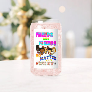 Freunde sind Freunde, egal was passiert Dosenglas