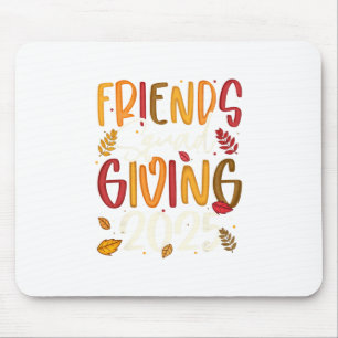 Freunde Squad Schenken 2025 Herbst Dankbar Tha Mousepad