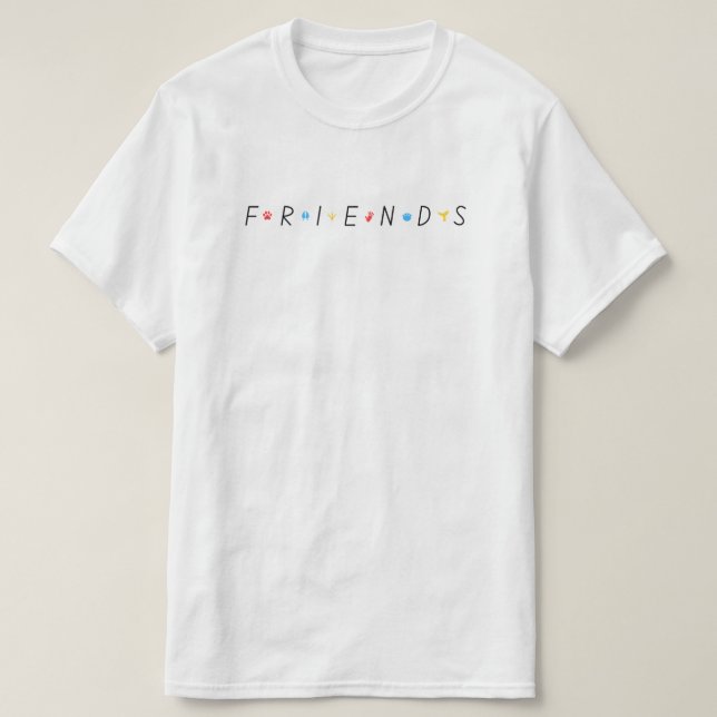 Freunde T-Shirt (Design vorne)