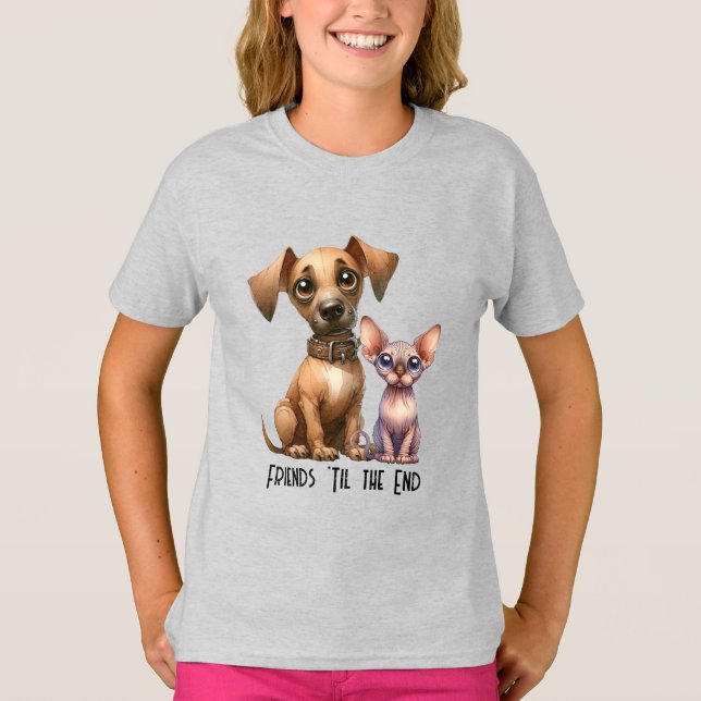 Freunde - T - Shirt Tiere (Vorderseite)