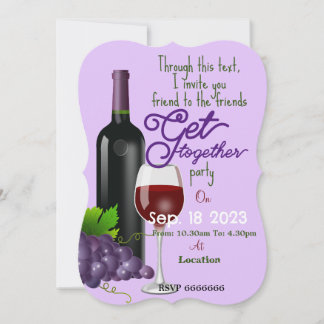 Freunde treffen sich zur Einladung