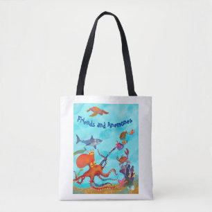 Freunde und Anemones Tote Bag Tasche