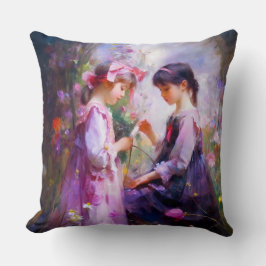 Freunde und Blume 2 Kissen