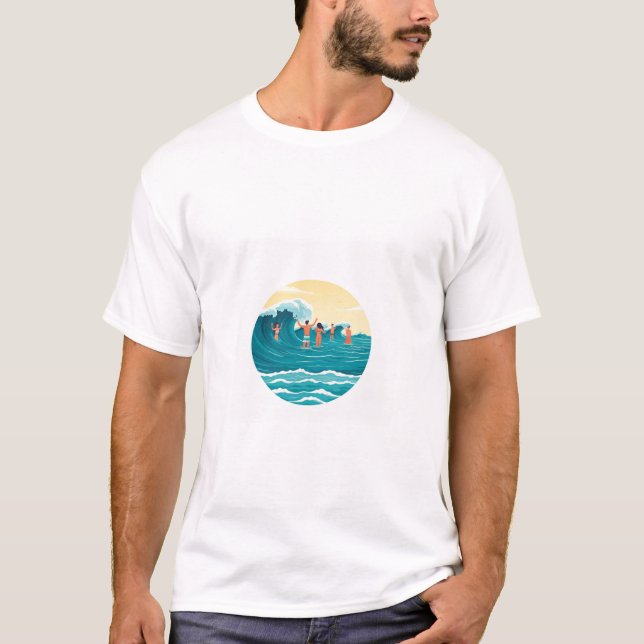 Freunde und Krähe T-Shirt (Vorderseite)