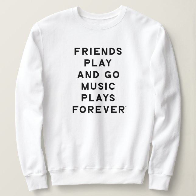 Freunde und Musikangebot Frauen Sweatshirt (Design vorne)