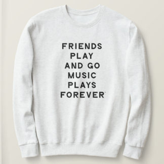 Freunde und Musikangebot Frauen Sweatshirt