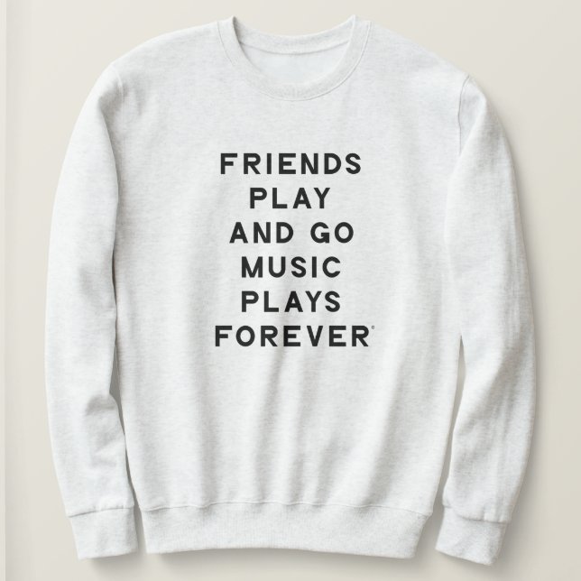Freunde und Musikangebot Frauen Sweatshirt (Design vorne)