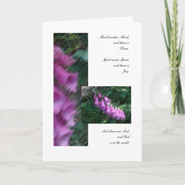 Freunde: Verstand, Geist und Soul Karte (Vorderseite)