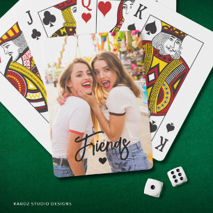 Freunde von benutzerdefinierten Foto spielen Karte Spielkarten