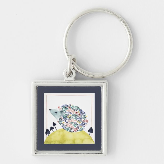 Freunde von Clementine | Folk Art Hedge Hog Schlüsselanhänger (Vorne)