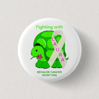 Freunde von Laura, kämpfend mit Laura-Button Button