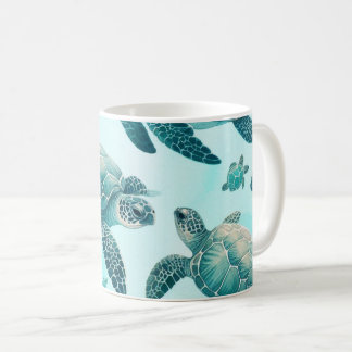 Freunde von Meeresschildkröten Kaffeetasse