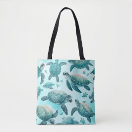 Freunde von Meeresschildkröten Tasche