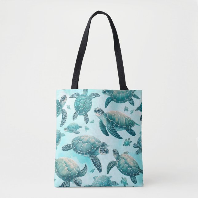 Freunde von Meeresschildkröten Tasche (Vorderseite)