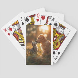 Freunde von Welpen und Kitten Spielkarten