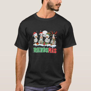 Freunde Weihnachtsgruppe Santa Rentier Elf Enten K T-Shirt