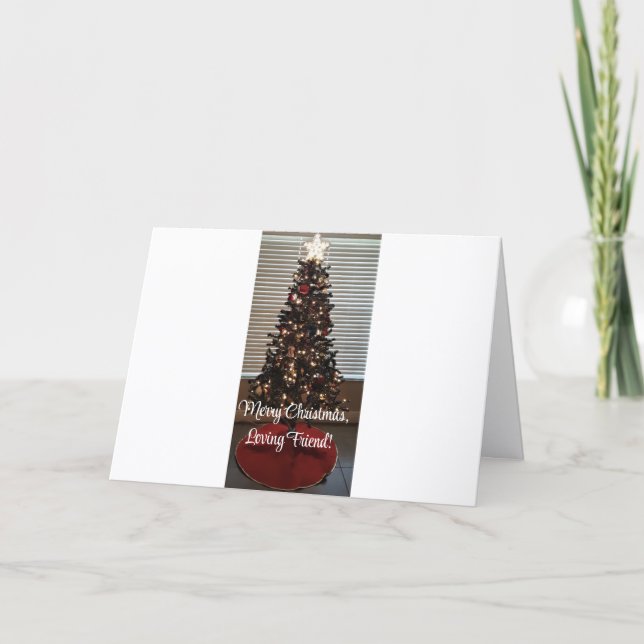 Freunde, Weihnachtskarte Karte (Vorderseite)