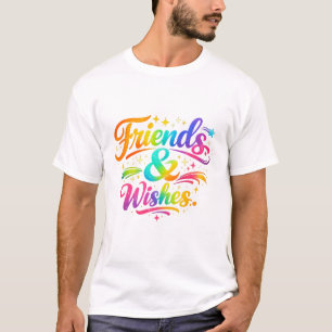 "Freunde & Wünsche." T-Shirt