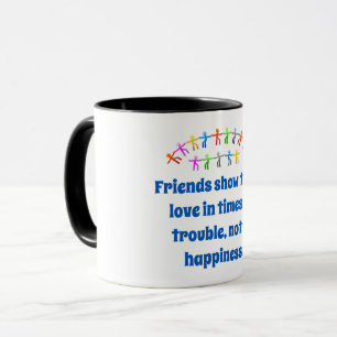 Freunde zeigen ihre Liebe - Freundschaftsangebot Tasse