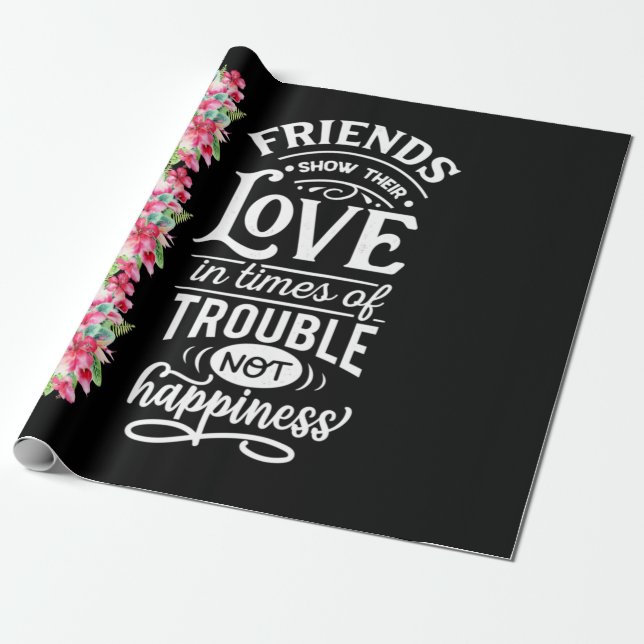 Freunde zeigen ihre Liebe Geschenkpapier (Ungerollt)