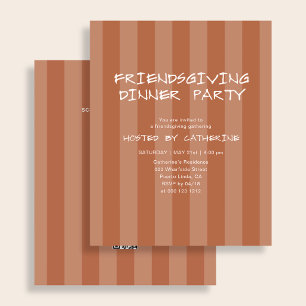 Freundes-Dankfest-Essen mit Budget Flyer