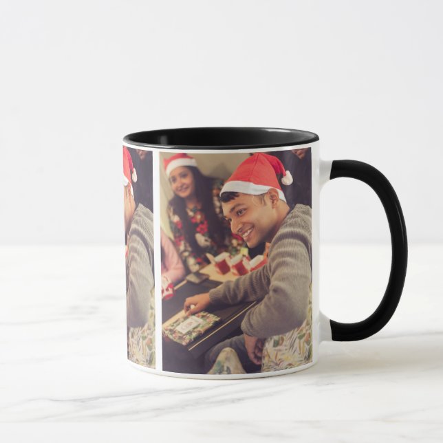 Freundes-Weihnachtsfoto Tasse (Rechts)
