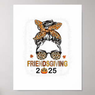 Freundesdankfest 2025 Erntedankfest Friendsgiving Poster