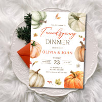 Freundesdinner Thanksgiving Kürbis Herbst