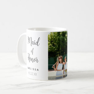 Freundesfoto   Brautjungfer Name   Hochzeitsdatum  Kaffeetasse
