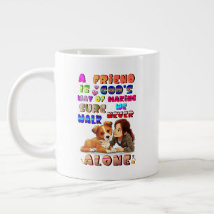 Freundesgottes Weg, um sicherzustellen, dass wir n Jumbo-Tasse