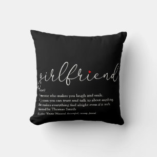 Freundin Definition Spruch Schrift Liebe Herz Kissen