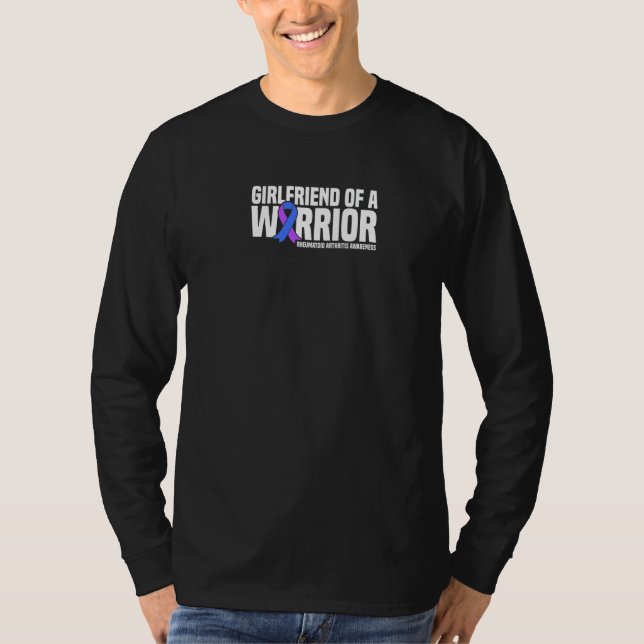 Freundin eines Kriegers, bekannt für Rheumatoide A T-Shirt (Vorderseite)