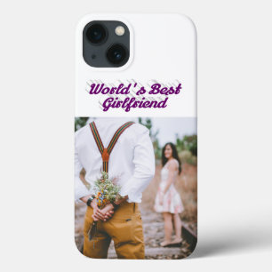 Freundin Foto lila Schrift Case-Mate iPhone Hülle