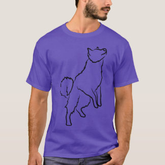 Freundin Hunde Sketch T-Shirt
