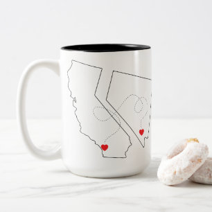 FREUNDIN-TASSE ZWEIFARBIGE TASSE
