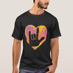 Freundinnen Niedlicher amerikanischer Zeichensprac T-Shirt