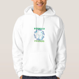 Freundinnen und Freunde, die zusammen laufen Hoodie