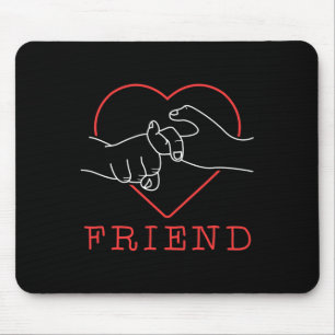 Freundinnen und Niedliche Sprachkenntnisse Mousepad
