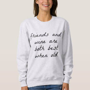 Freundinnen und Weinfrauen Basic Sweatshirt