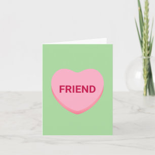 Freundlich grün rosa Konversation Herz Valentine