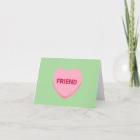 Freundlich grün rosa Konversation Herz Valentine